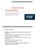 Organization & Teamwork