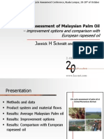 Life Cycle Assessment of Malaysian Palm Oil
