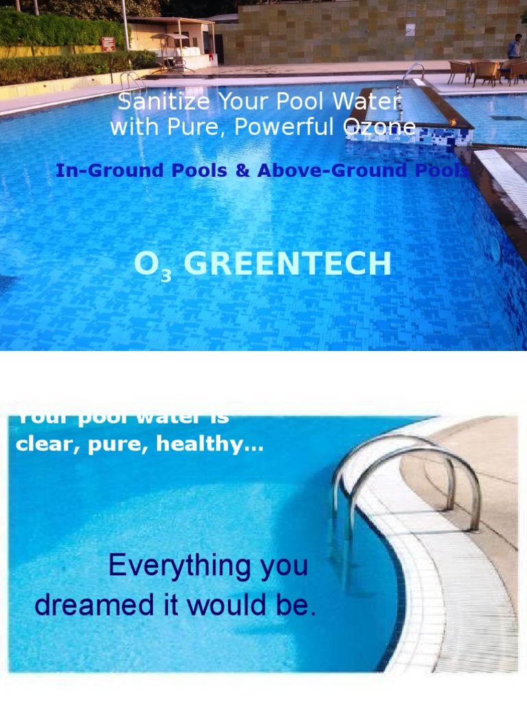Ozone Pool Sanitation Benefits Explained | PDF | Ozone | Swimming Pool