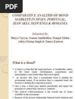 Comparative Analysis of Bond Markets in Spain, Slovakia, Slovenia, Portugal & Romania