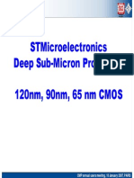Stmicroelectronics Deep Sub-Micron Processes 120Nm, 90Nm, 65 NM Cmos