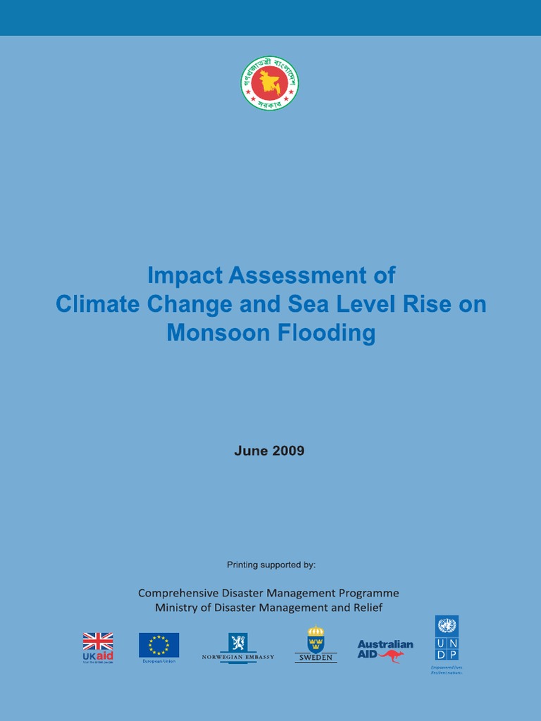 Impact Assessment of Climate Change and Sea Level Rise On Monsoon ...
