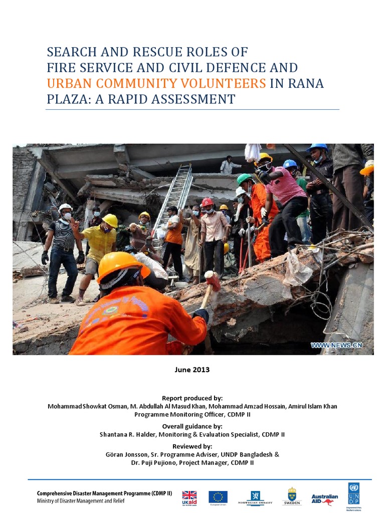 Rana Plaza Rescue Operation Assessment | PDF | Firefighter | Volunteering