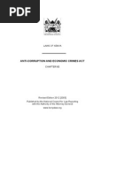Anti CorruptionandEconomicCrimesAct3of2003 PDF