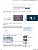 Intermediate Guide to E-Mini Futures Contracts - Rollover Dates and Expiration _ Investopedia