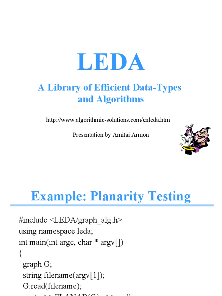 LEDA: Efficient Data Structures Overview | PDF | Computer Programming ...