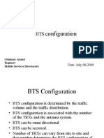BTS Configuration