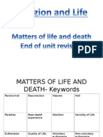 matters of life and death revision booklet