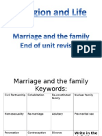 marriage and family revision booklet