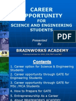 1. Career Option for Science & Engineering Students