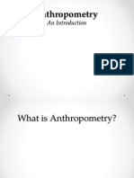 Anthropometry Introduction