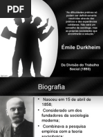 Divisão Do Trabalho Social Por Durkheim