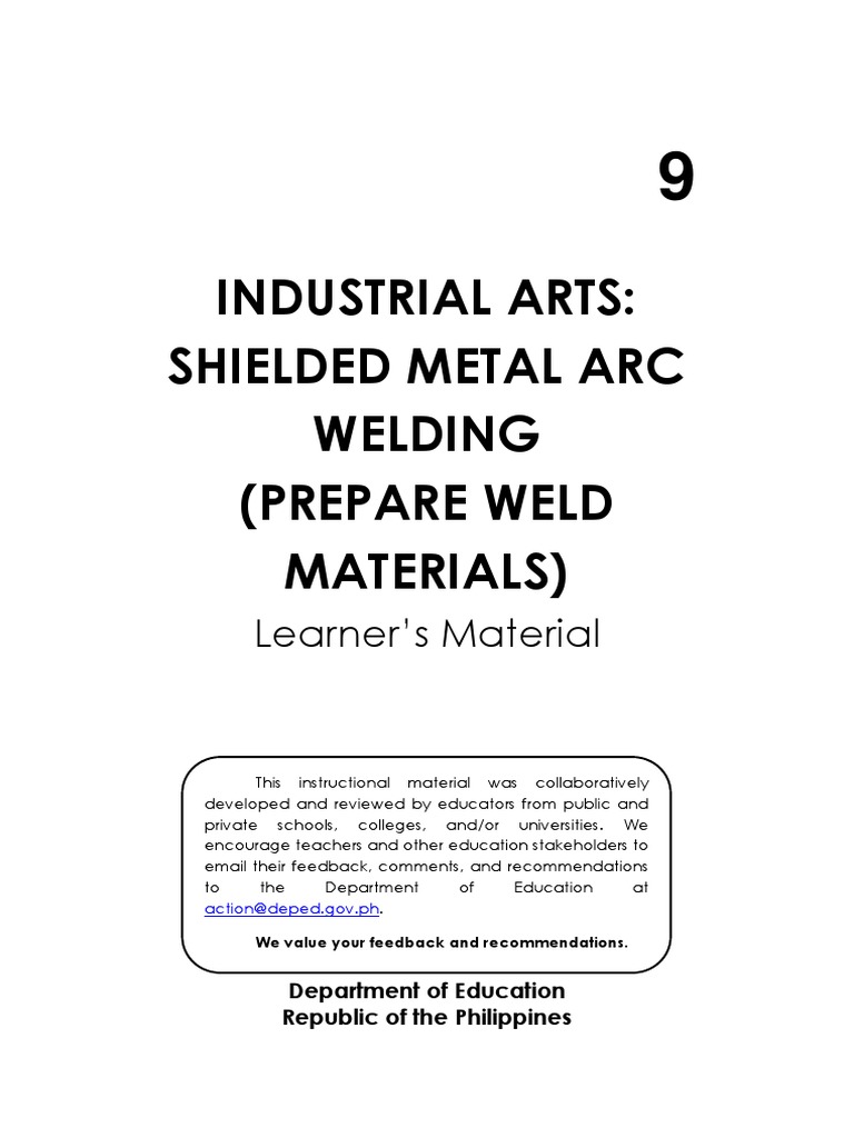 smaw welding research paper pdf