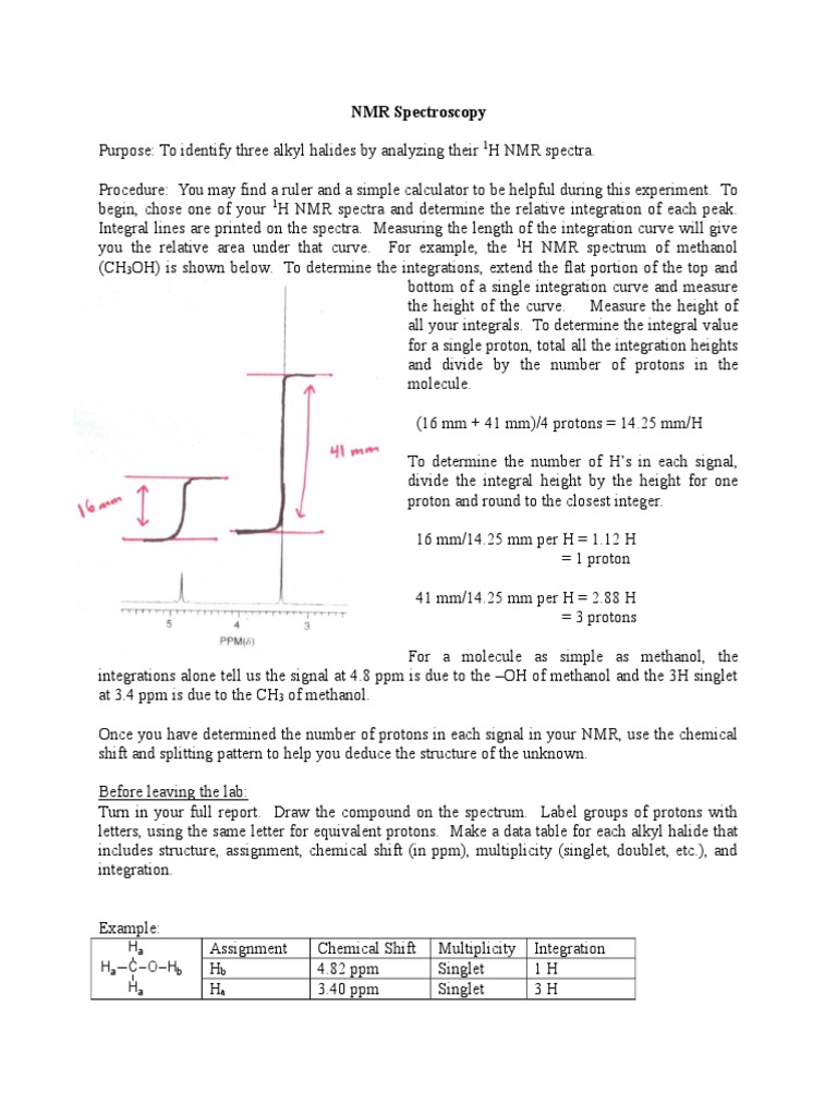 NMR Spectros | PDF | Proton Nuclear Magnetic Resonance | Nuclear ...