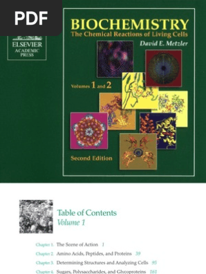 Biochemistry The Chemical Reactions Of Living Cell Volumes1 And 2 David E Metzler Cell Biology Gene