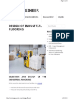 Design of Industrial Flooring