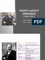 Svante August Arrhenius