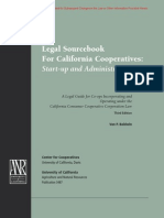 Legal Source Book for California Cooperatives