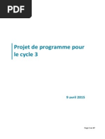 Download Le projet de programme scolaire du cycle 3  CM1 CM2 6e  by Le Monde SN261726152 doc pdf