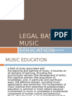 Legal Basis of Music Education