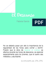 Descanso (Resumen de Ellen G. White)