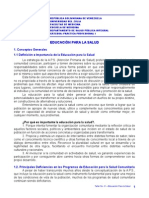 Educación para la Salud: Conceptos y Principales Deficiencias