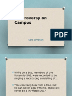 Controversy On Campus - Current Event