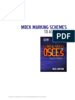 OSCES Marking