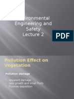 Environmental Engineering and Safety Lecture 2: Pollution Effects and Acid Rain