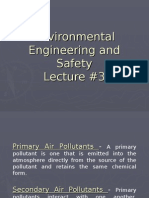 Environmental Engineering and Safety Lecture #3