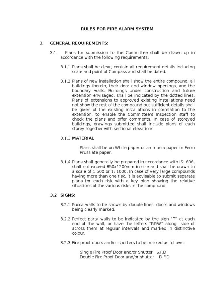 Fire Alarm MCP Height Regulations | PDF | Smoke | Infrared