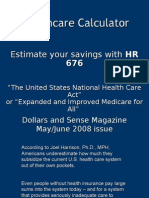 Healthcare Calculator 07-22-2010