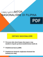 Faktor-faktor Nasionalisme di Filipina