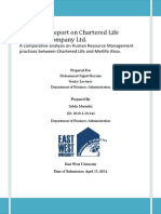 Internship Report on Chartered Life