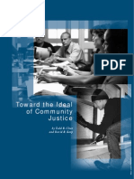 Toward the Ideal of Community Justice