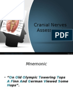 Cranial Nerves Assessment: Prepared By: Eloisa M. Bonus, RN MAN