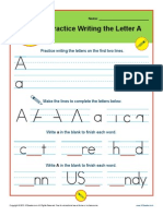 Practice Letters a Z