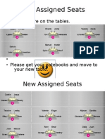 New Assigned Seats