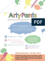 ArtyPants Launch Poster