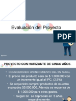 Evalución de Proyecto