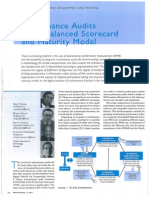 Maintenance Audits Using Balanced Scorecard and Maturity Model