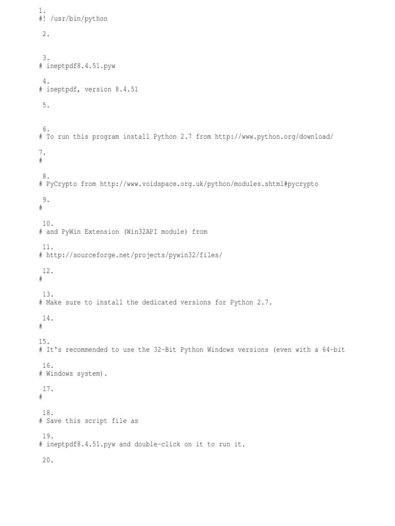 Ineptpdf8 4 511111 Pyw | PDF | Http Cookie | Cryptography