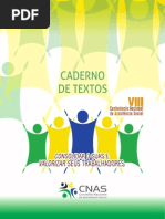 Caderno de Textos - Consolidar o SUAS e valorizar seus trabalhadores