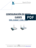 DWL 2100AP Configuracion en Modo CLIENTE