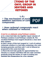 Reações Dos Grupos Carbonilicos