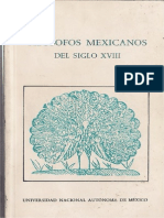 Beuchot, Mauricio - Filosofos Mexicanos Del Siglo XVIII