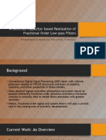 Switched Capacitor Realization of Fractional Order Low-pass Filters