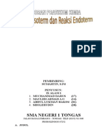 Lap Pratikum Kimia-Reaksi Ekso&Endo