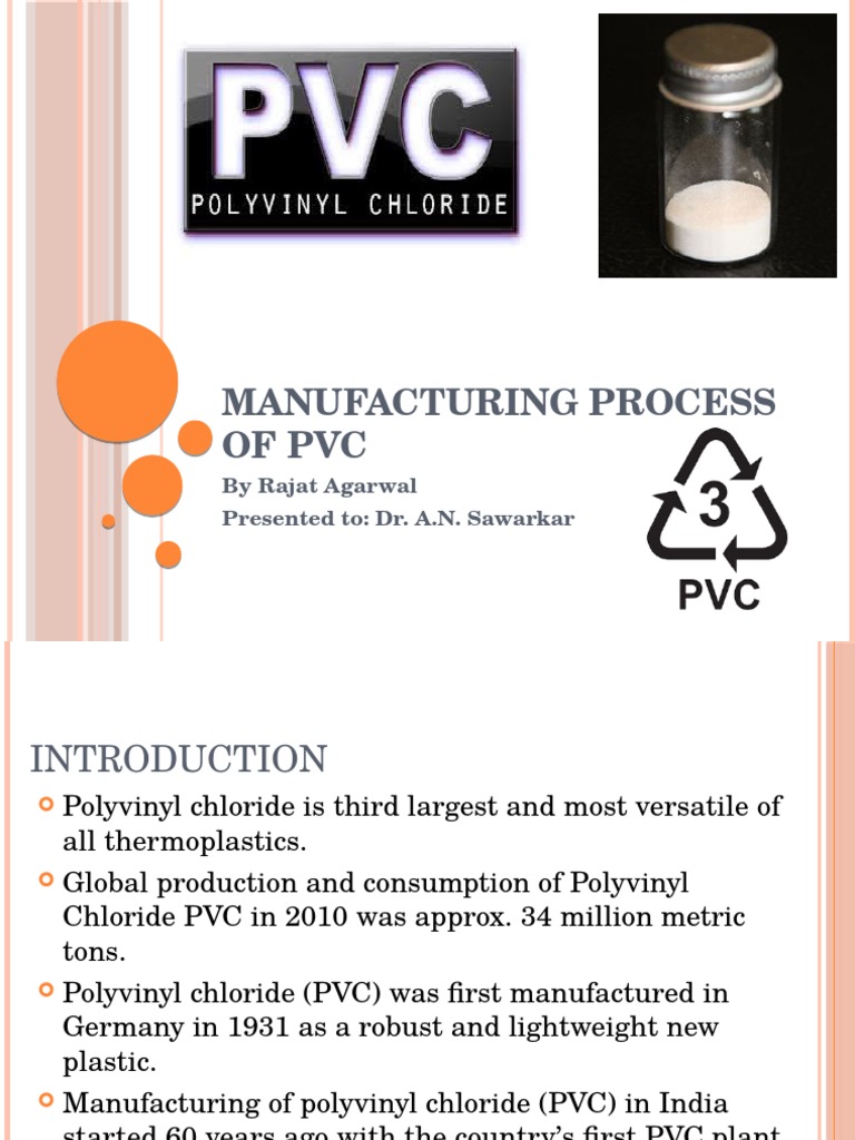 PVC Manufacturing Process Overview | PDF | Polyvinyl Chloride ...