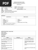 Lesson Plan 1 - Steps in Problem Solving